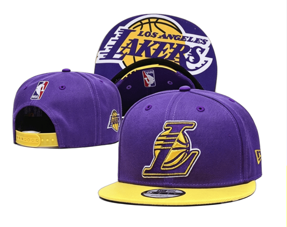 Los Angeles Lakers Embroidered Snapback Hat - Premium NBA Basketball Fan Cap