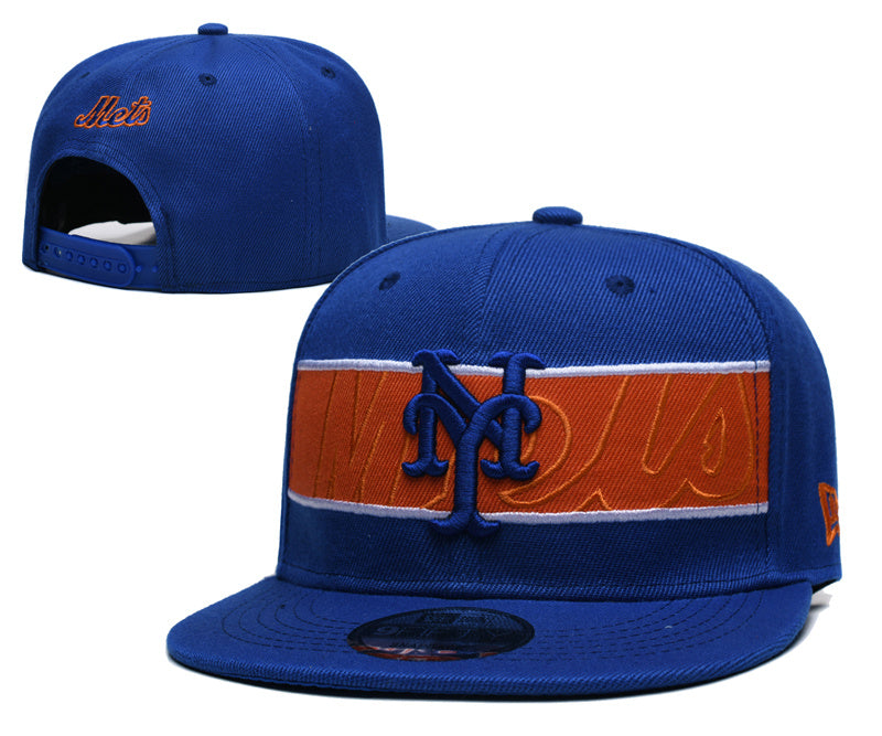 New York Mets Embroidered Snapback Hat - Premium MLB Adjustable Baseball Cap