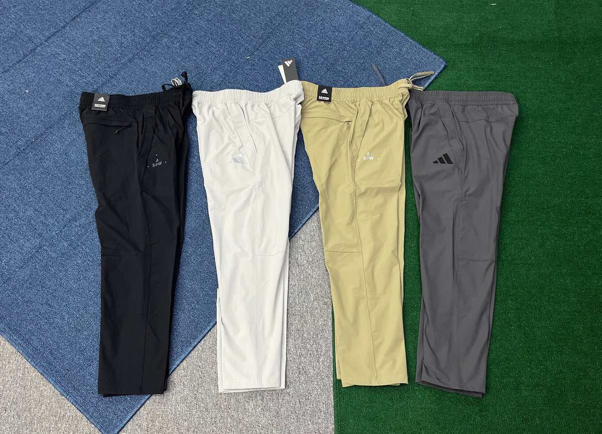 adidas Men's SPW Lightweight Woven Straight-Leg Pants – Breathable Athletic Track Trousers