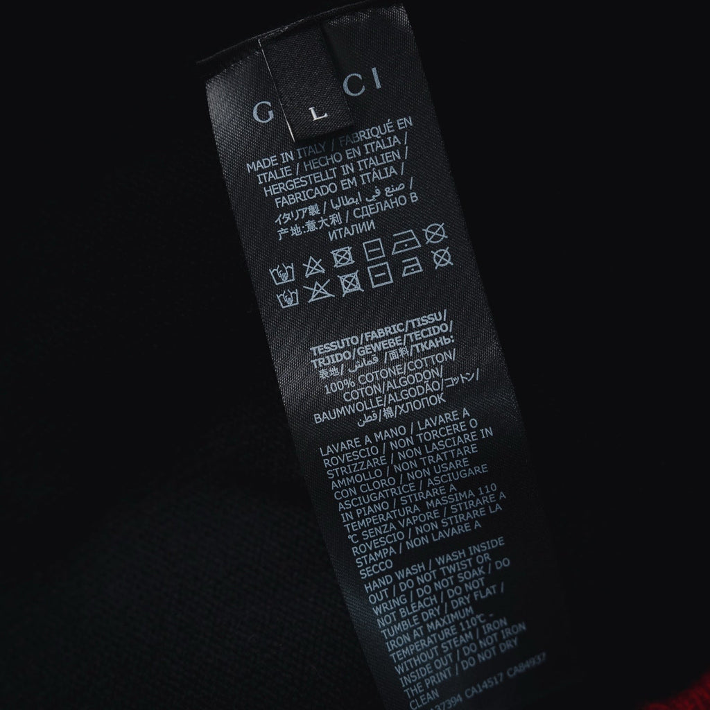 Gucci Web Stripe Crewneck Knit Sweater - Black