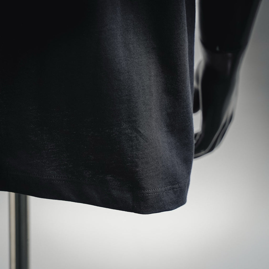 Valentino Metallic VLogo Patch Crewneck Cotton T-Shirt