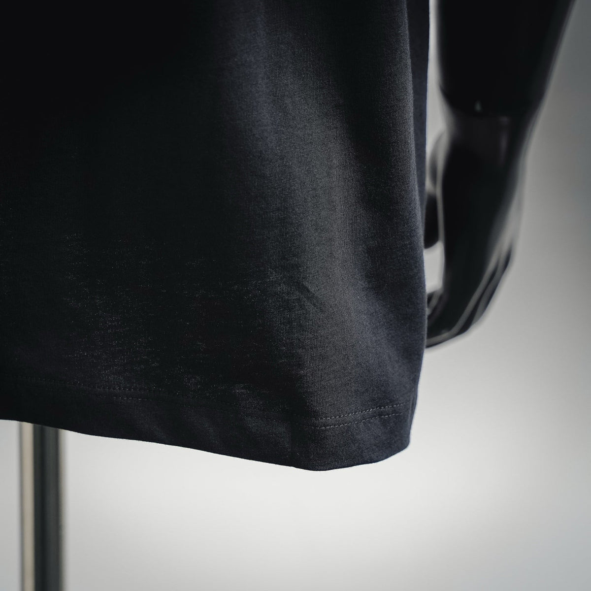 Valentino Metallic VLogo Patch Crewneck Cotton T-Shirt