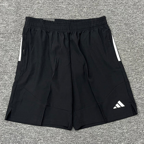 Adidas Men's Colorblock Training Shorts – Lightweight Athletic Running Shorts with Zip Pockets