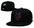 New York Mets Embroidered Snapback Hat - Premium MLB Adjustable Baseball Cap