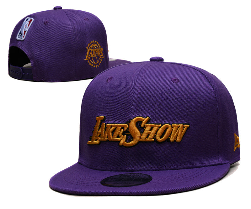 Los Angeles Lakers Embroidered Snapback Hat - Premium NBA Basketball Fan Cap