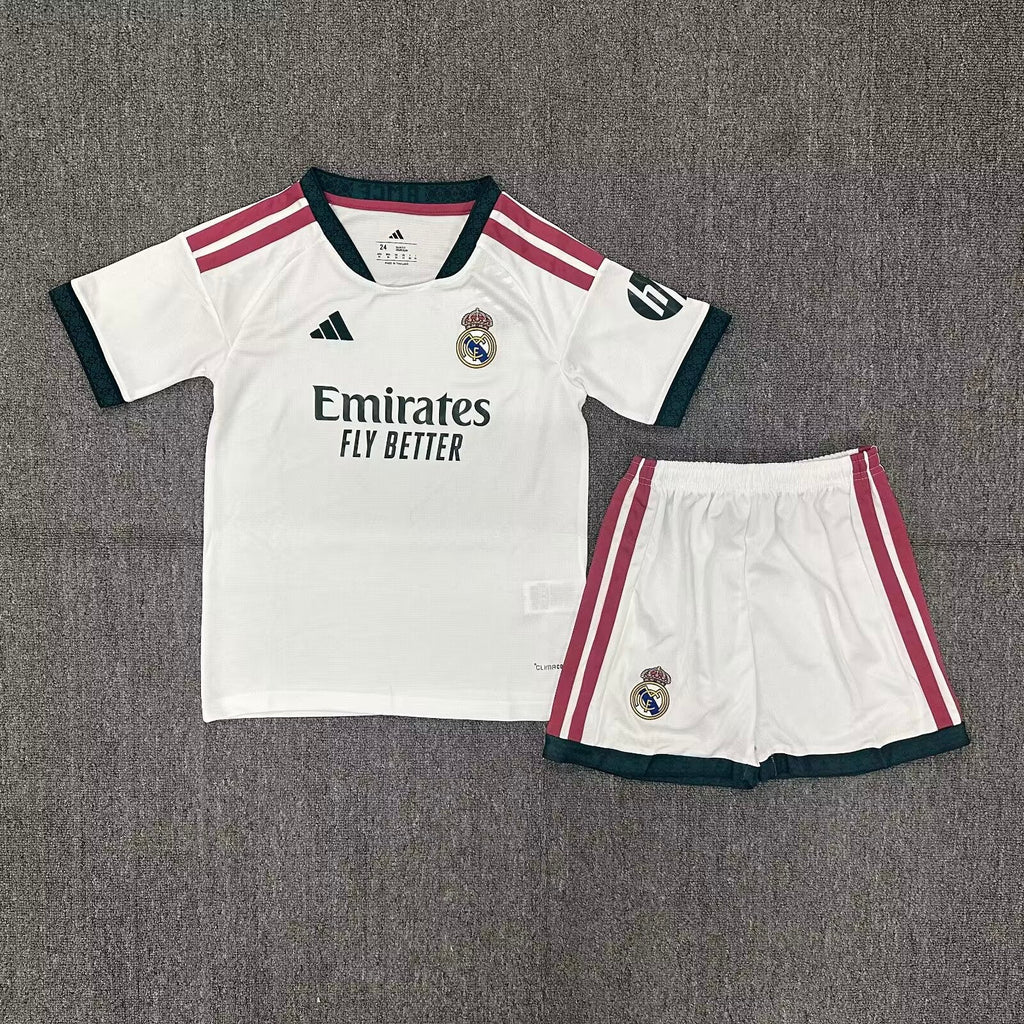 Real Madrid Home Jersey & Shorts Kit 2026/27 Season - Official Youth / Kids Football Set