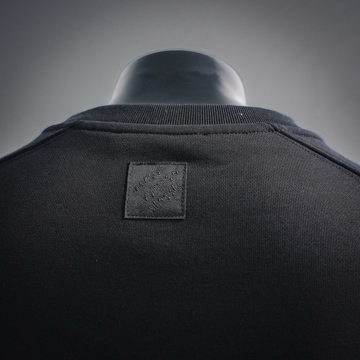 Louis Vuitton Monogram Zipped Pocket Crewneck Sweatshirt - Black