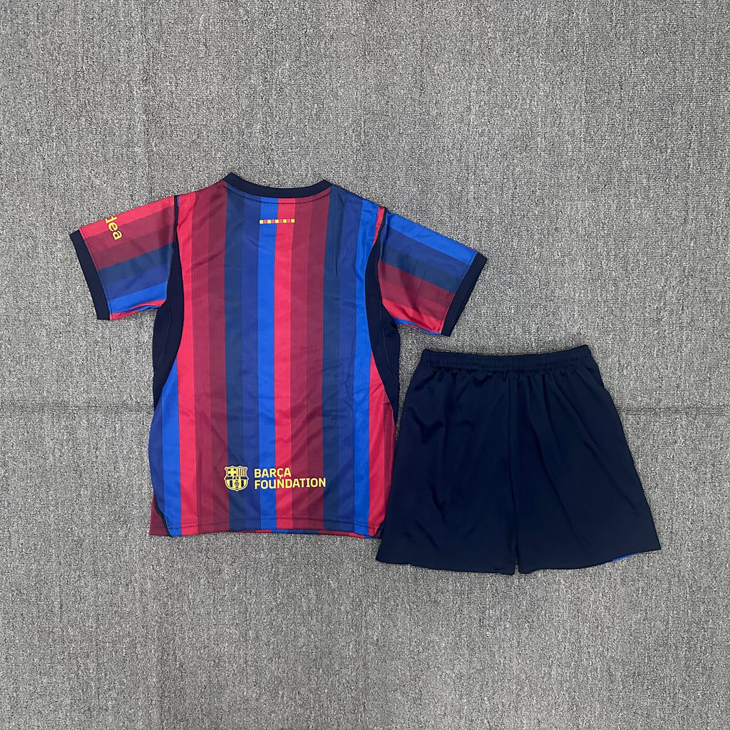 FC Barcelona Home Jersey & Shorts Kit 2026/27 Season - Official Youth / Kids Football Set