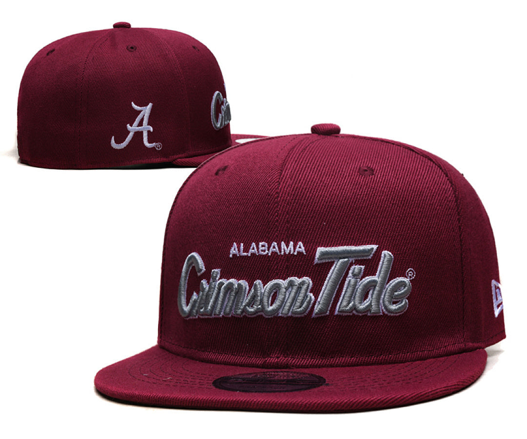 NCAA Vintage Team Snapback Cap – Script A & Big Al Elephant Mascot Embroidered Baseball Hat