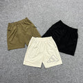 Adidas Men's Outline Logo Training Shorts – Lightweight Athletic Running Shorts with Zip Pockets