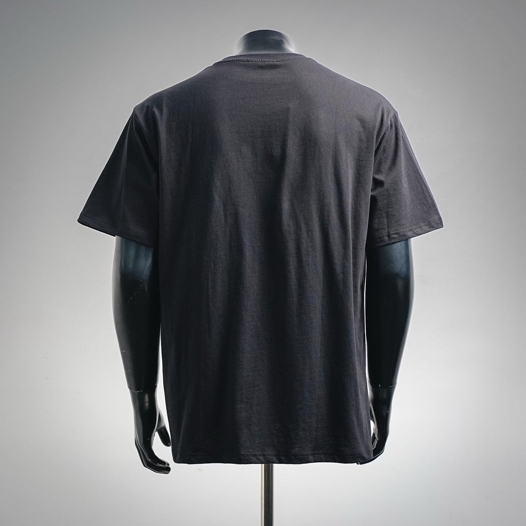 Givenchy Deconstructed Film Strip Logo Cotton T-Shirt - Black