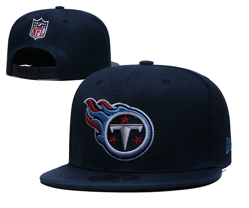 Tennessee Titans Navy & Blackout Snapback – Sword & Flame Logo Streetwear Cap