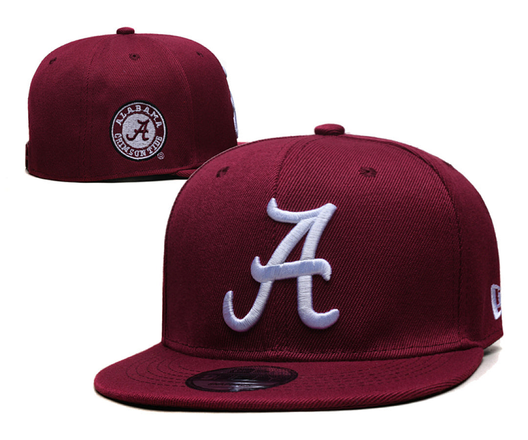 NCAA Vintage Team Snapback Cap – Script A & Big Al Elephant Mascot Embroidered Baseball Hat