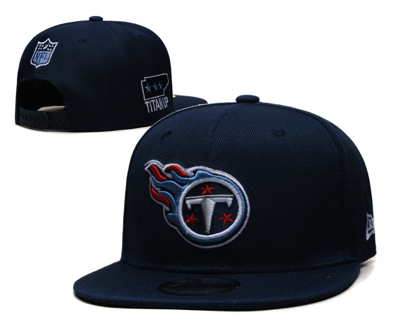 Tennessee Titans Navy & Blackout Snapback – Sword & Flame Logo Streetwear Cap