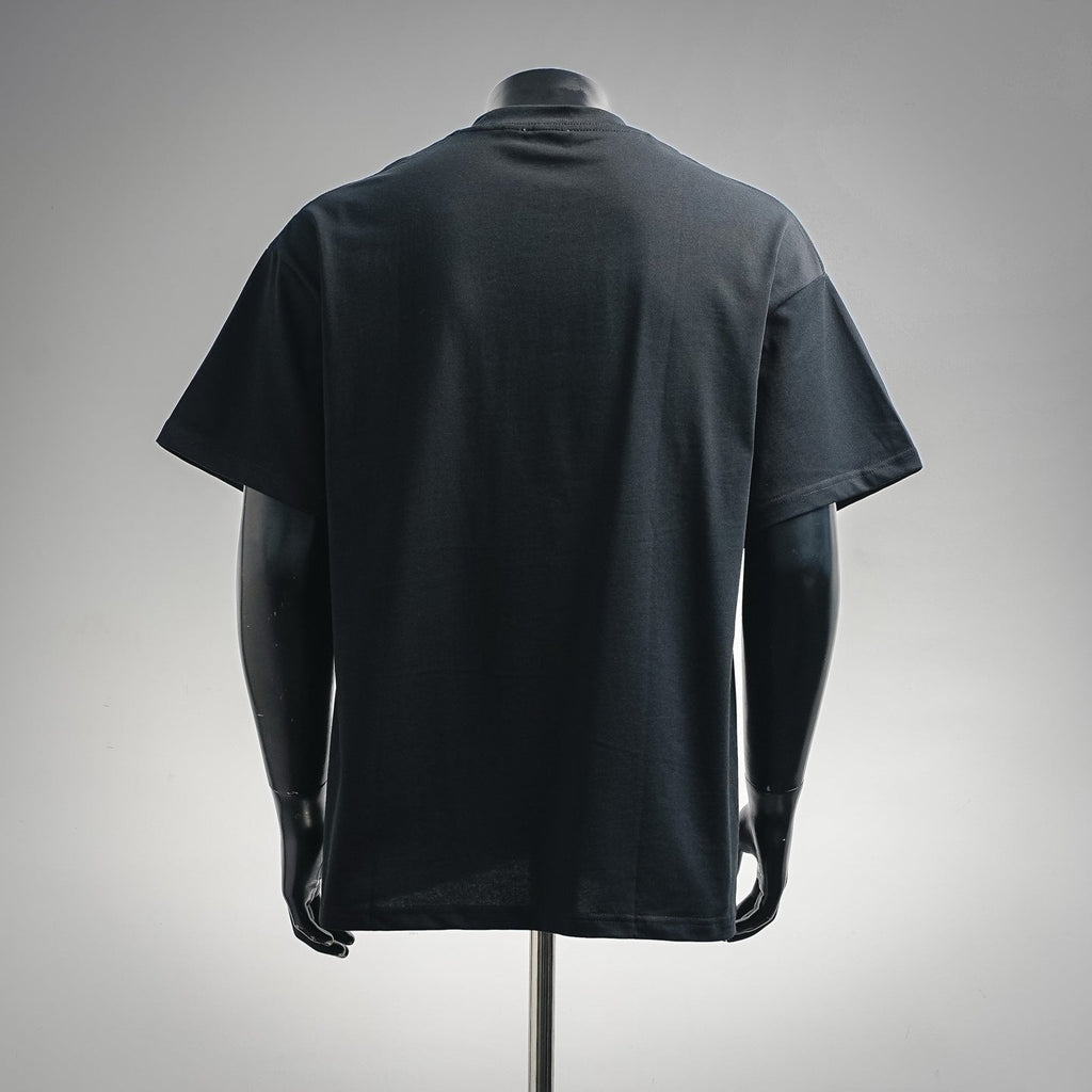 Burberry Vintage Check TB Monogram Cotton T-Shirt - Black