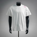 Chanel Bright Pink ROUGE COCO CLUB Double C Logo T-Shirt - White