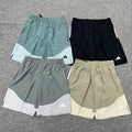 Adidas Men's Colorblock Training Shorts – Lightweight Athletic Running Shorts with Zip Pockets