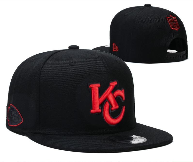 Kansas City Chiefs Embroidered Snapback Hat - Premium Adjustable Sports Fan Cap