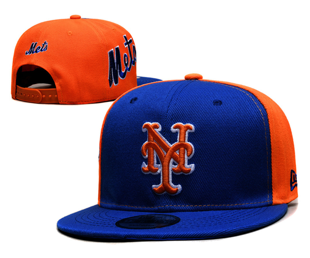 New York Mets Embroidered Snapback Hat - Premium MLB Adjustable Baseball Cap