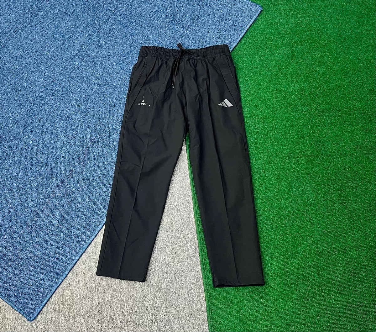 adidas Men's SPW Lightweight Woven Straight-Leg Pants – Breathable Athletic Track Trousers