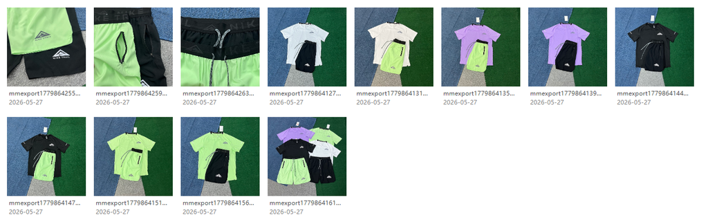 Nike Trail Men's Running Set – Quick-Dry Short Sleeve T-Shirt & Athletic Shorts Duo