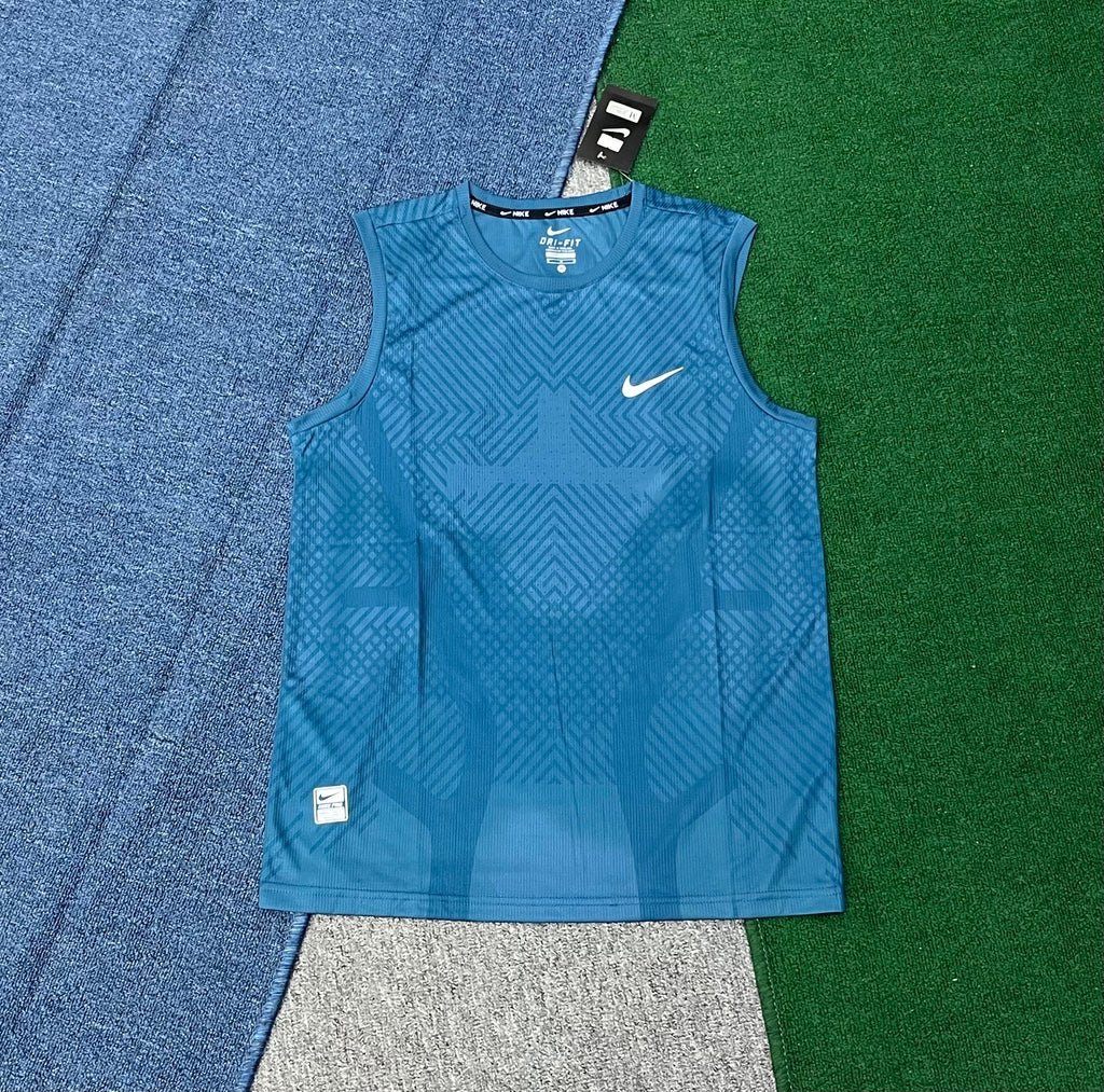 Nike Men's Dri-FIT Geometric Jacquard Sleeveless Training Tank Top – Performance Athletic Vest
