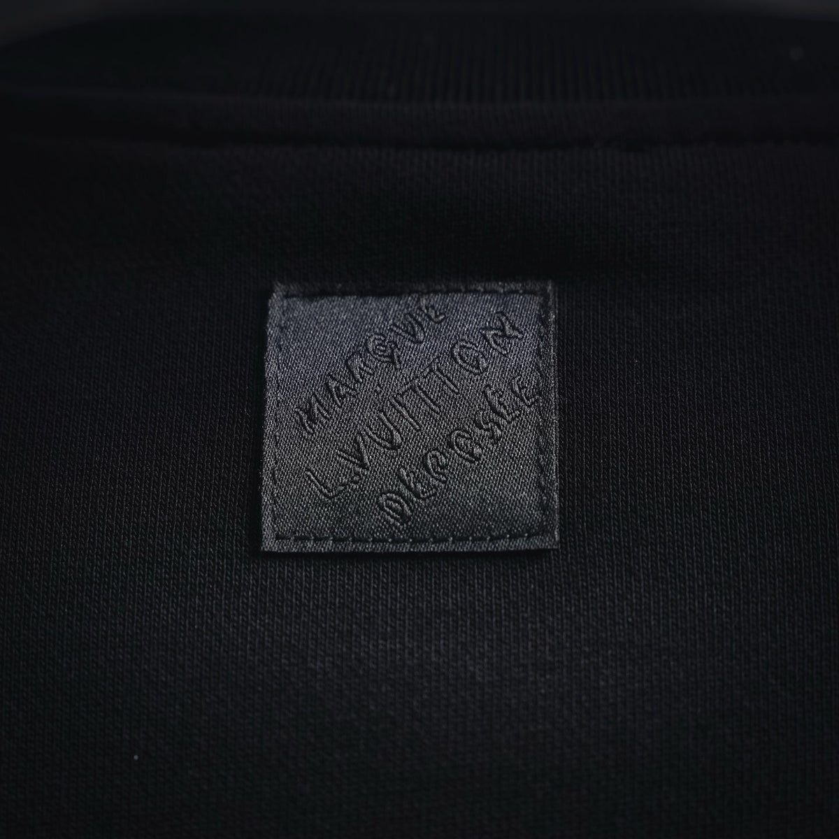 Louis Vuitton Monogram Zipped Pocket Crewneck Sweatshirt - Black