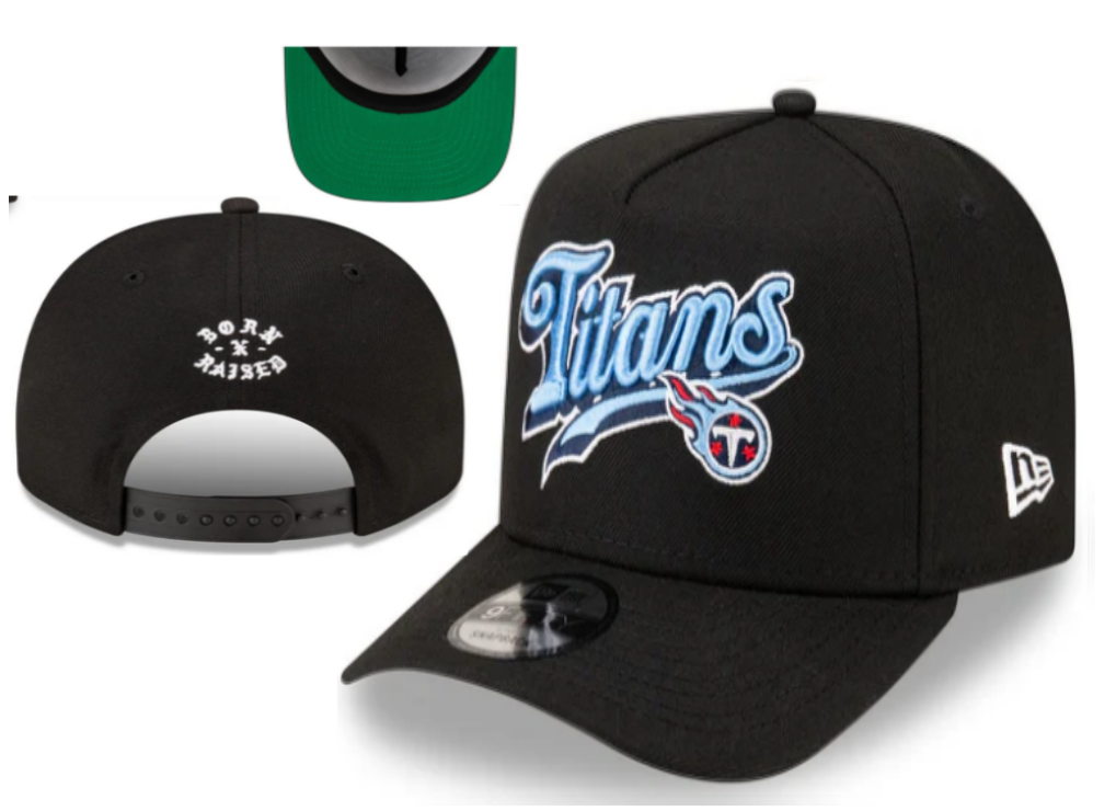 Tennessee Titans Navy & Blackout Snapback – Sword & Flame Logo Streetwear Cap