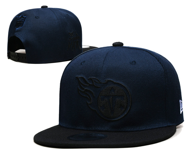 Tennessee Titans Navy & Blackout Snapback – Sword & Flame Logo Streetwear Cap