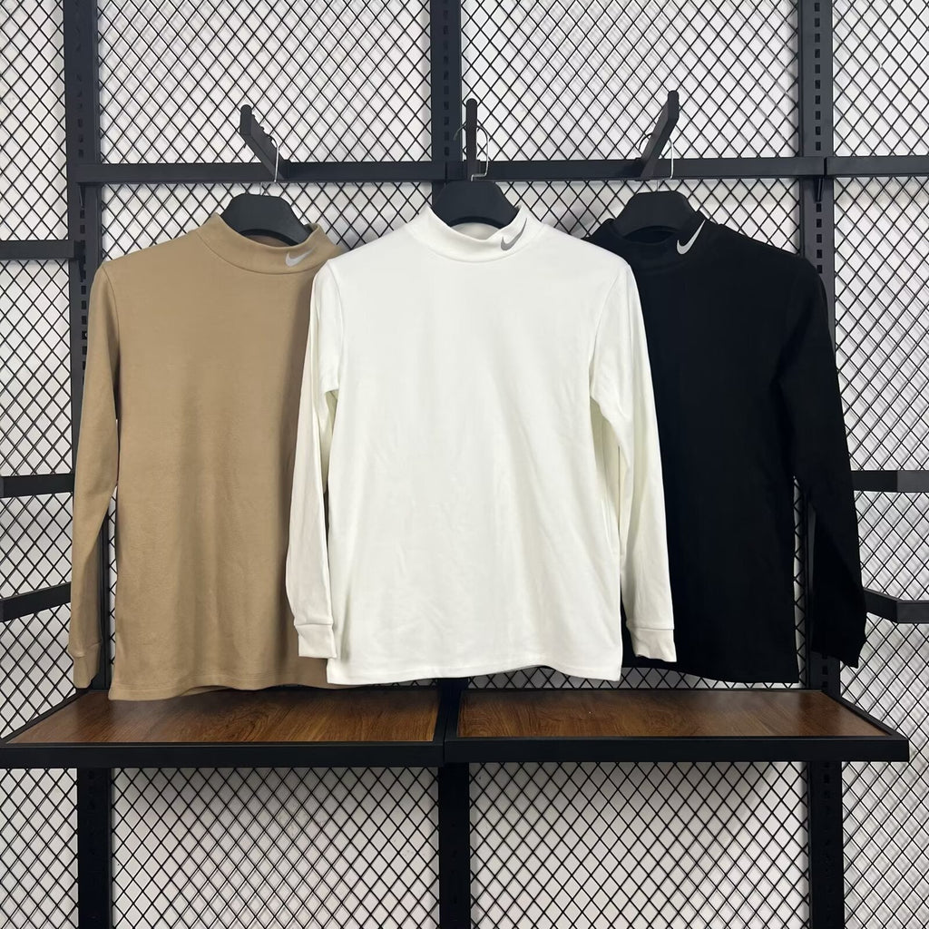 Nike Men's Mock-Neck Long-Sleeve Performance Shirt – Athletic Base Layer & Training Top