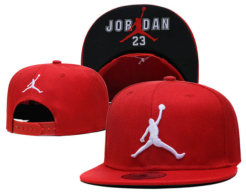 Retro Basketball Jumpman Snapback – Graphic Printed Under-Brim & 3D Logo Flat Visor Cap