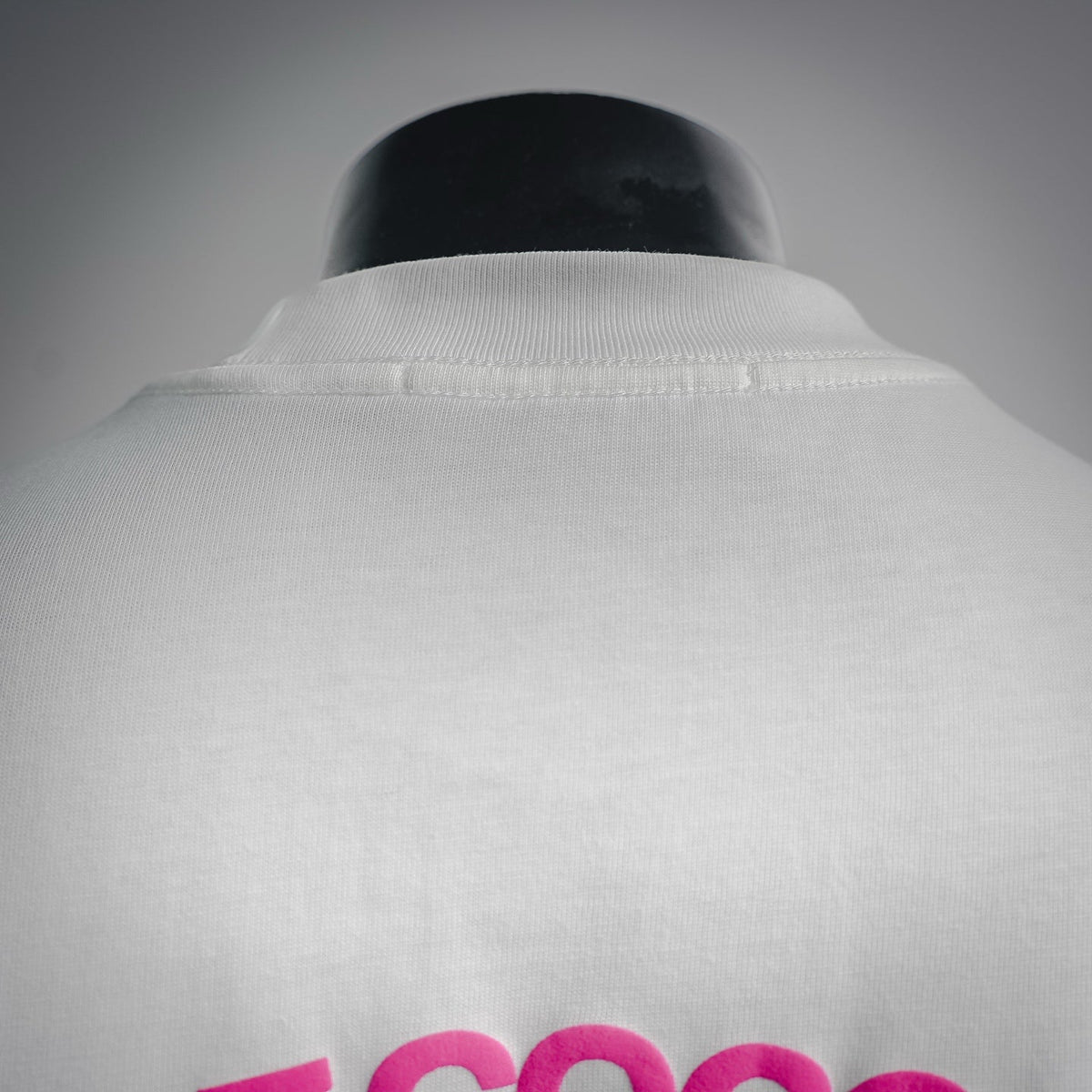 Chanel Bright Pink ROUGE COCO CLUB Double C Logo T-Shirt - White