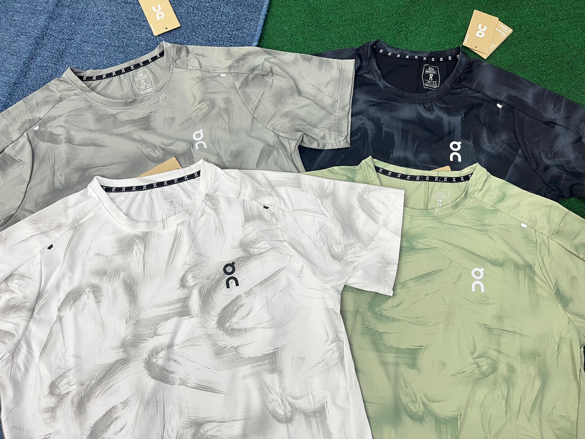 On Running Men's Performance Printed T-Shirt – Breathable Graphic Running Tee
