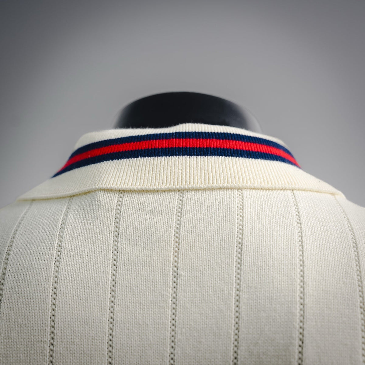 Gucci Embroidered Interlocking G Pocket Knit Polo Shirt - Off-White