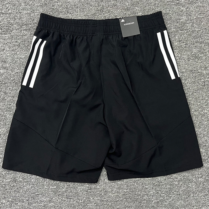 Adidas Men's Colorblock Training Shorts – Lightweight Athletic Running Shorts with Zip Pockets