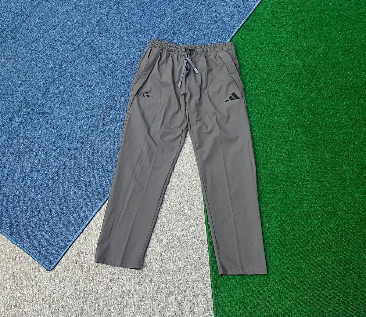 adidas Men's SPW Lightweight Woven Straight-Leg Pants – Breathable Athletic Track Trousers
