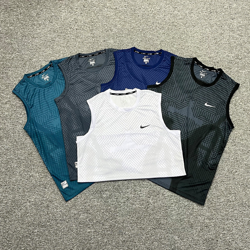 Nike Men's Dri-FIT Pro Graphic Sleeveless Training Tank Top – Athletic Workout Shirt