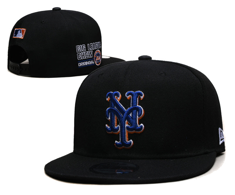 New York Mets Embroidered Snapback Hat - Premium MLB Adjustable Baseball Cap