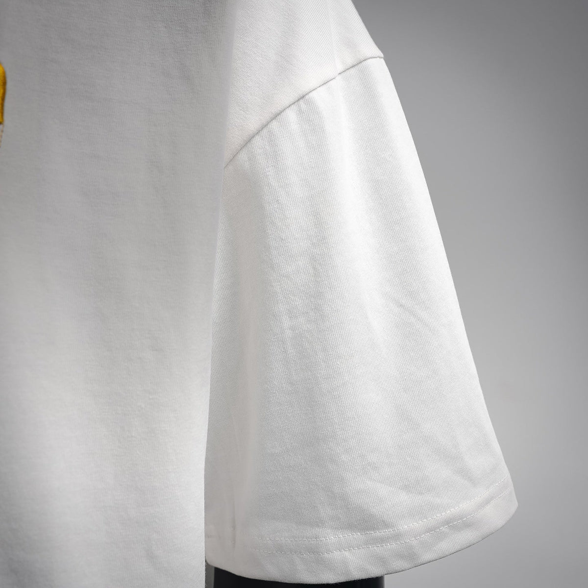 Fendi Embroidered FENDI ROMA Logo Cotton T-Shirt - White