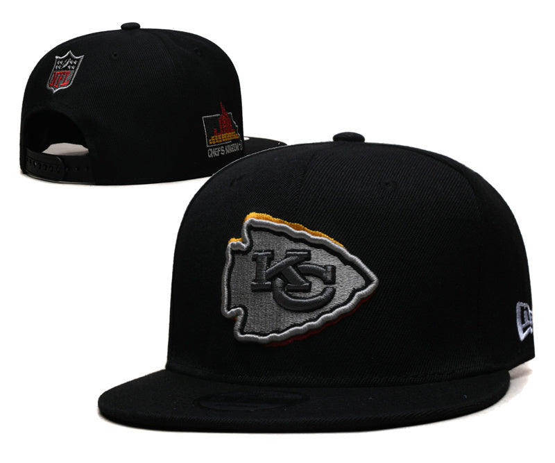 Kansas City Chiefs Embroidered Snapback Hat - Premium Adjustable Sports Fan Cap