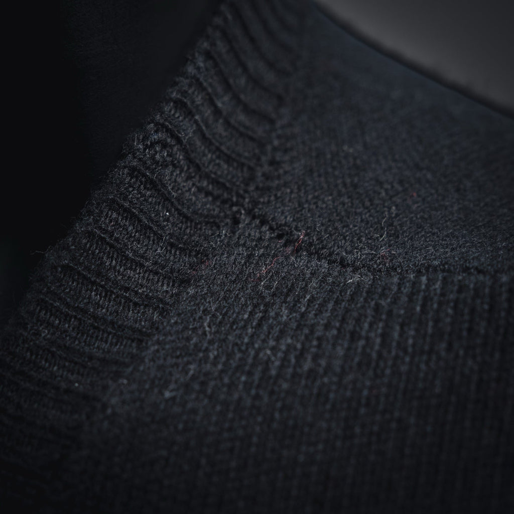 Gucci Web Stripe Crewneck Knit Sweater - Black