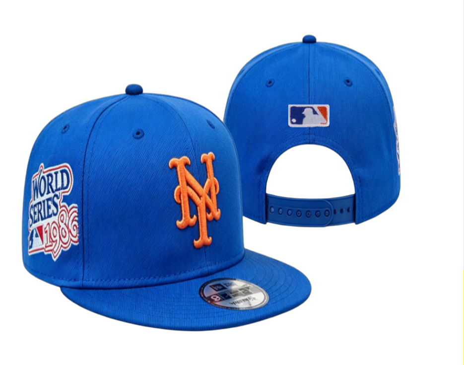 New York Mets Embroidered Snapback Hat - Premium MLB Adjustable Baseball Cap