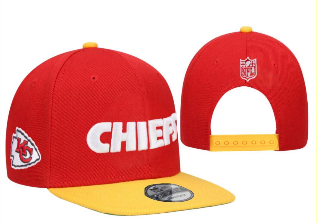 Kansas City Chiefs Embroidered Snapback Hat - Premium Adjustable Sports Fan Cap