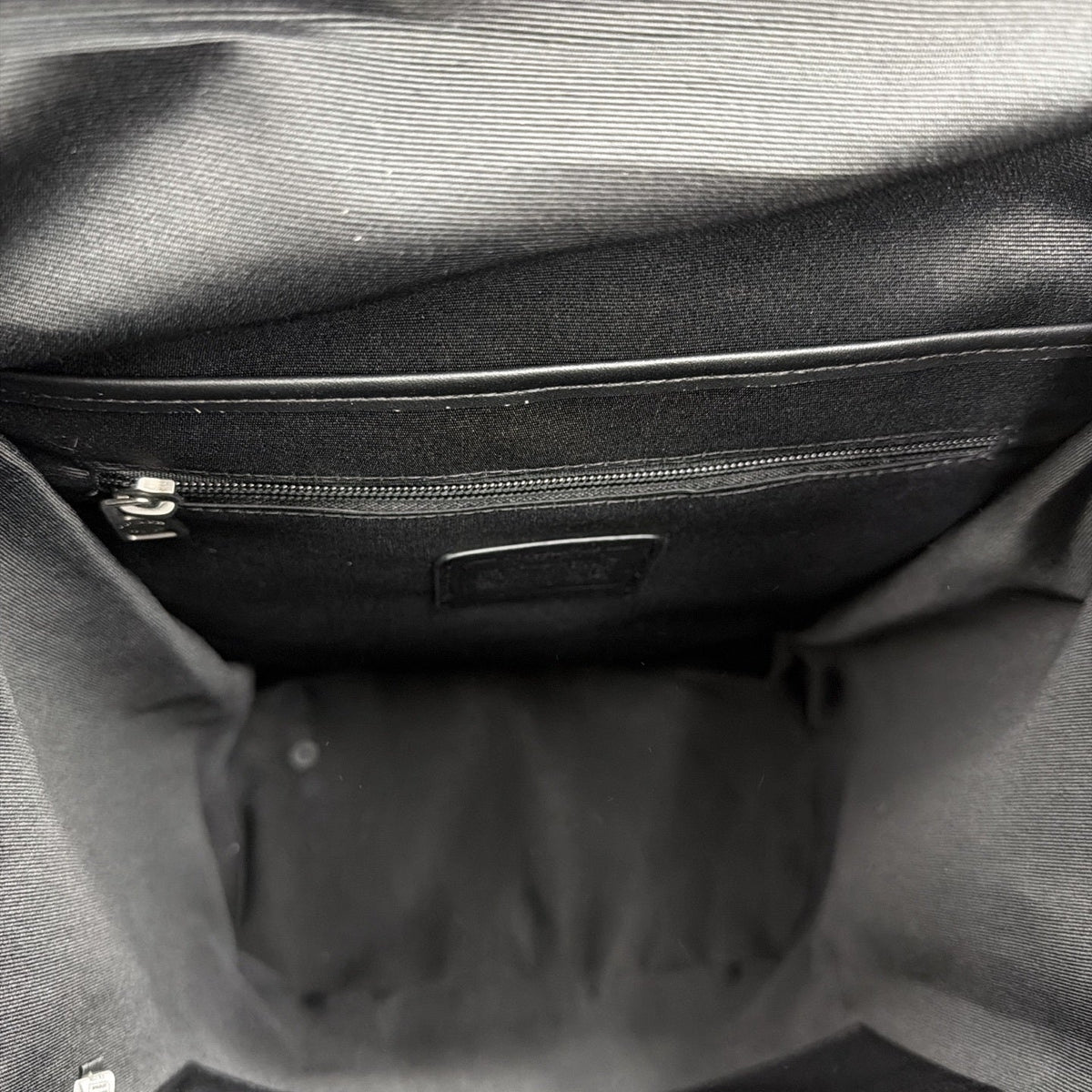 Coach Men's Hudson Backpack in Signature Canvas – Charcoal/Black Travel Leather Rucksack