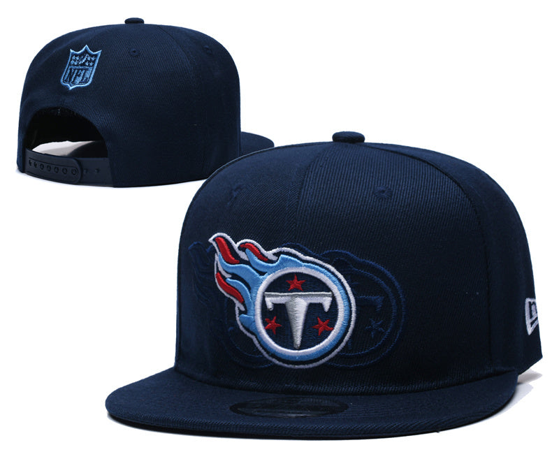 Tennessee Titans Navy & Blackout Snapback – Sword & Flame Logo Streetwear Cap