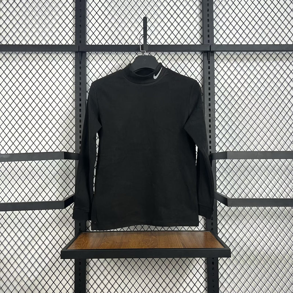 Nike Men's Mock-Neck Long-Sleeve Performance Shirt – Athletic Base Layer & Training Top