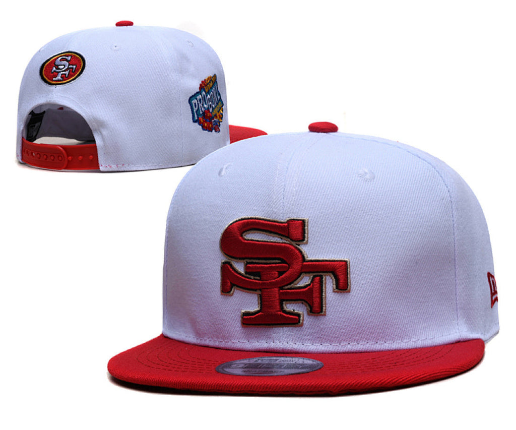 San Francisco 49ers Vintage Super Bowl & Pro Bowl Edition Snapback – SF Logo Flat Visor Hat