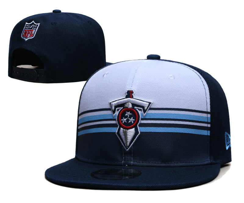 Tennessee Titans Navy & Blackout Snapback – Sword & Flame Logo Streetwear Cap